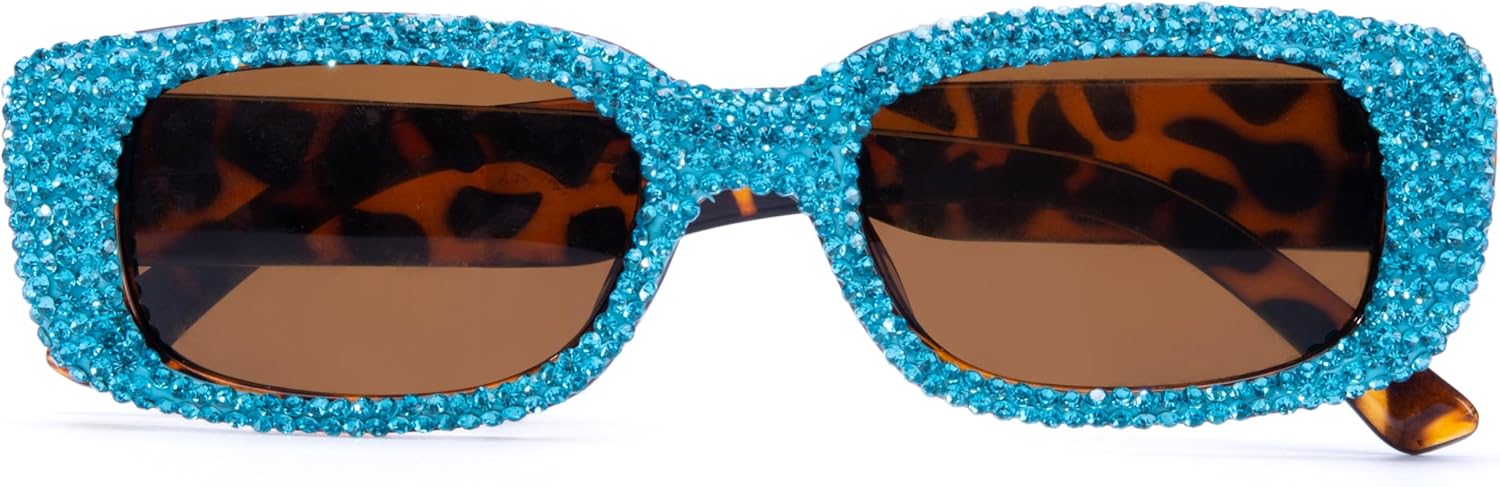 Женские солнцезащитные очки ICARA Fashion с кристаллами и бриллиантами, прямоугольной формы, защита от ультрафиолета UV400, модный ретро-стиль, блестящие очки для вечеринок, Blue
Женские солнцезащитные очки ICARA Fashion с кристаллами и бриллиантами, прямоугольной формы, защита от ультрафиолета UV400, модный ретро-стиль, блестящие очки для вечеринок, Blue