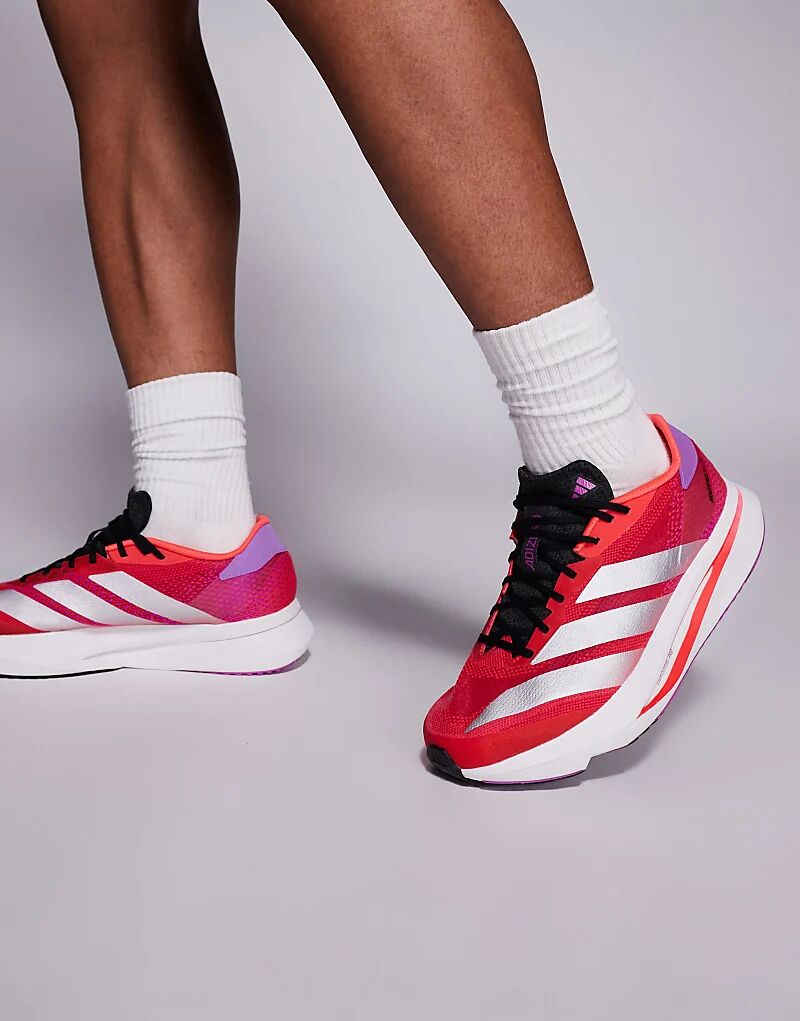 Кроссовки Adidas Running Adizero SL 2 красного и фиолетового цветов
Кроссовки Adidas Running Adizero SL 2 красного и фиолетового цветов