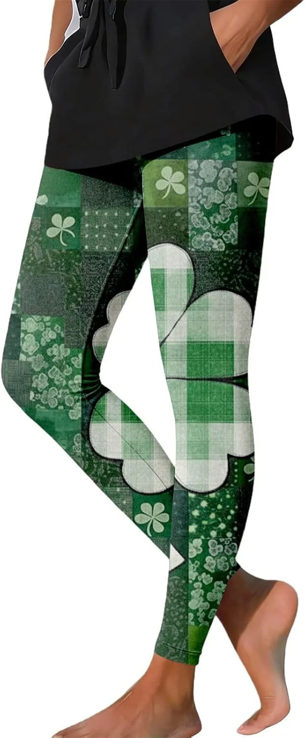 Женские леггинсы для тренировок St Patricks Day 2026 с ирландским принтом, high waisted
Женские леггинсы для тренировок St Patricks Day 2026 с ирландским принтом, high waisted