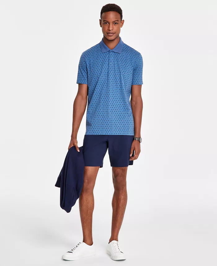 Мужская поло с геометрическим круговым принтом Alfani, синий
Мужская поло с геометрическим круговым принтом Alfani, синий