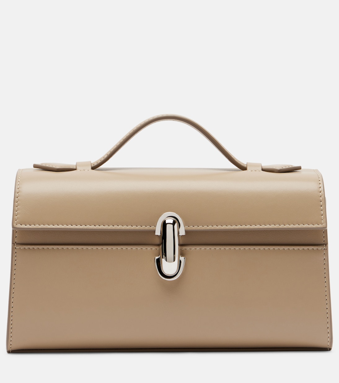 Симметричная кожаная сумка-тоут Savette, Clay
Симметричная кожаная сумка-тоут Savette, Clay