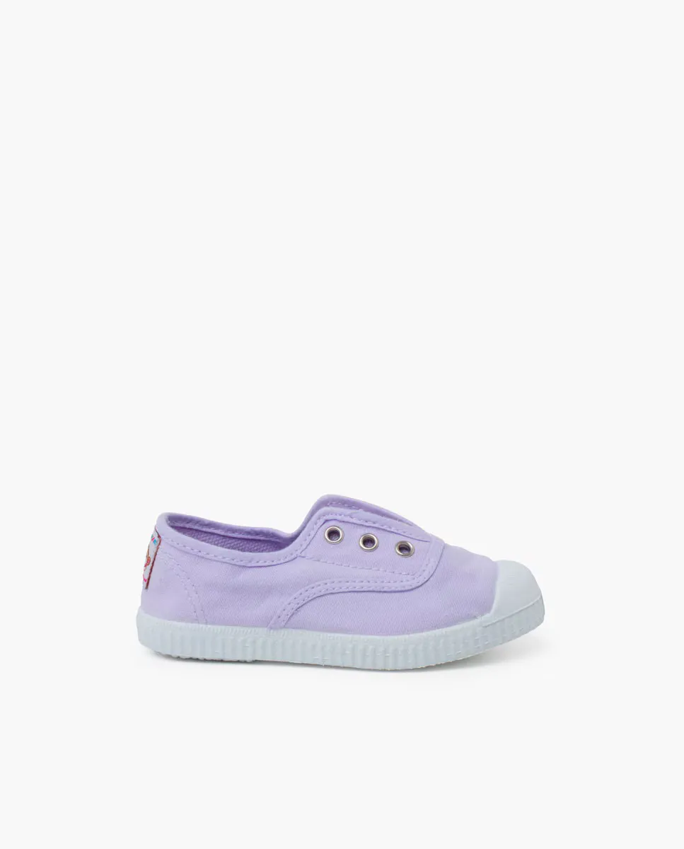 Детские парусиновые кроссовки с резиновым носком и эластичной застежкой Pisamonas, фиолетовый
Детские парусиновые кроссовки с резиновым носком и эластичной застежкой Pisamonas, фиолетовый