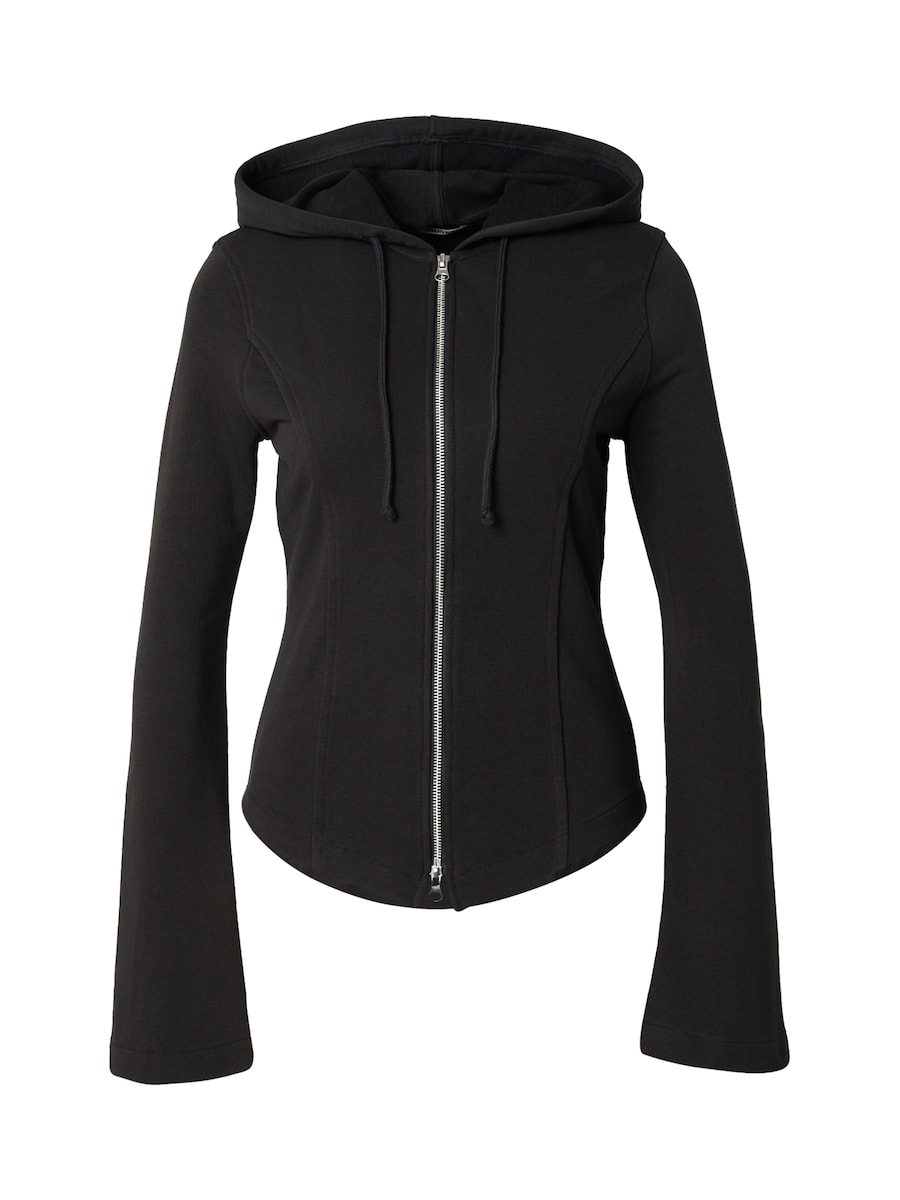Толстовка с капюшоном на молнии Monki, черный
Толстовка с капюшоном на молнии Monki, черный