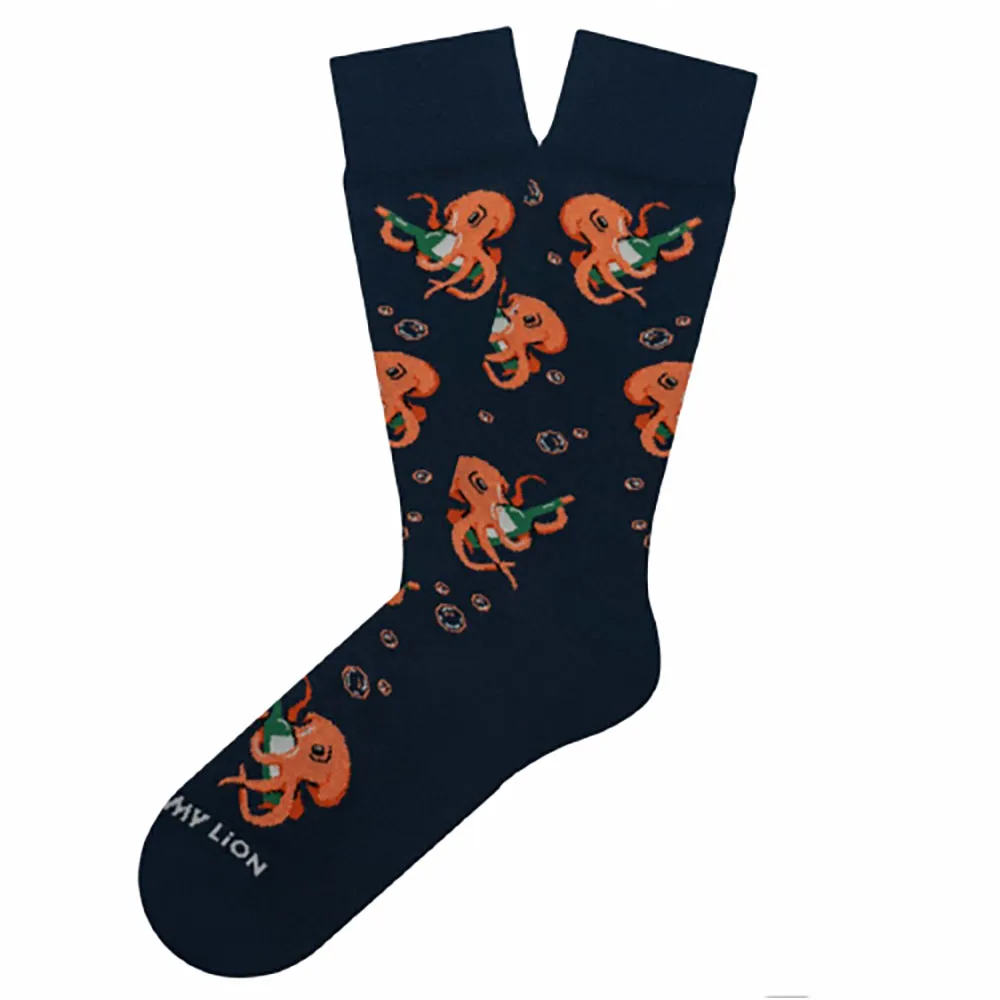 Носки Jimmy Lion Bubbly Octopus crew, синий
Носки Jimmy Lion Bubbly Octopus crew, синий