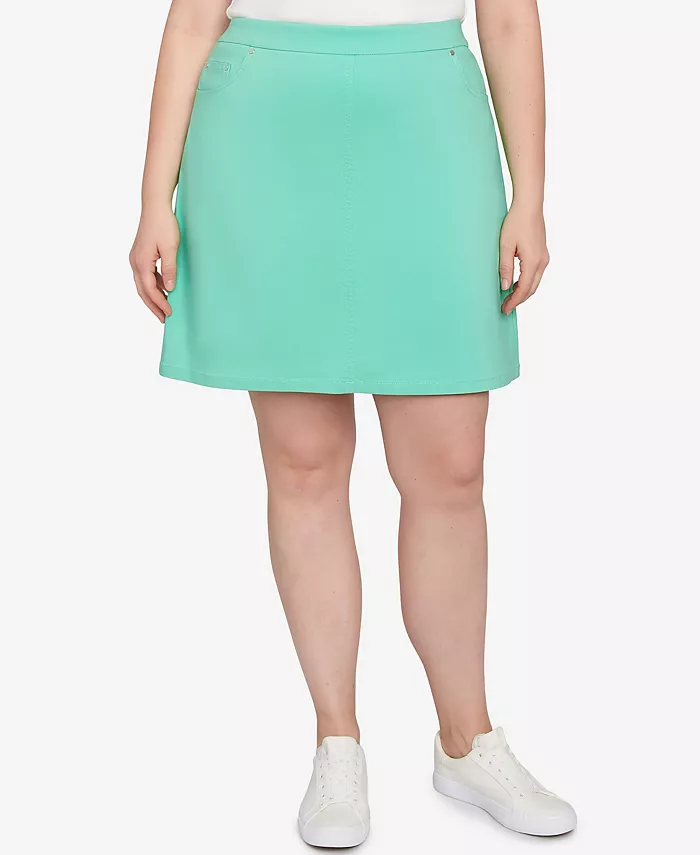 Плюс сайз: юбка-шорты It Had To Be Blue на резинке из эластичного тех-материала HEARTS OF PALM, зеленый
Плюс сайз: юбка-шорты It Had To Be Blue на резинке из эластичного тех-материала HEARTS OF PALM, зеленый