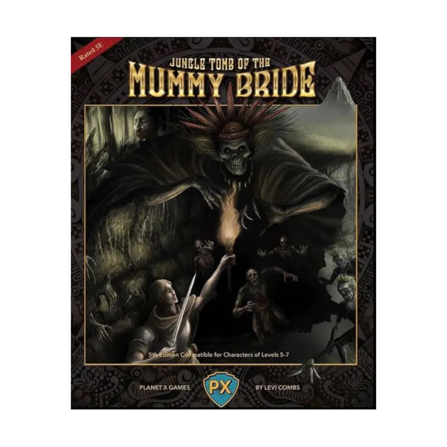 Jungle Tomb of the Mummy Bride (5E), Role Playing Games (Planet X Games), мягкая обложка
Jungle Tomb of the Mummy Bride (5E), Role Playing Games (Planet X Games), мягкая обложка