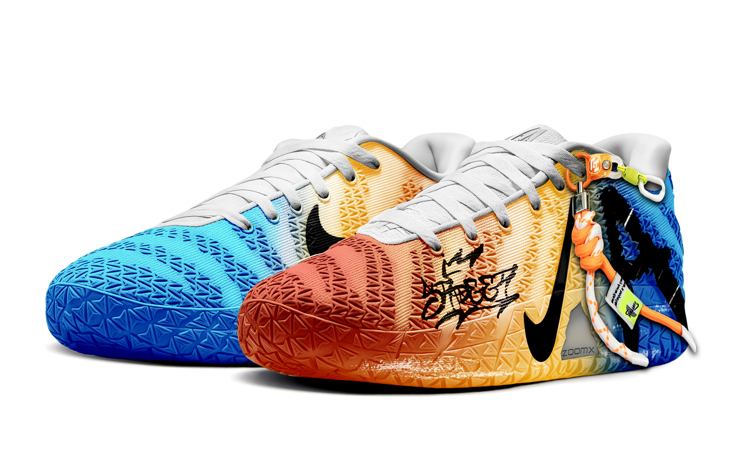 Nike Кроссовки баскетбольные Ja Morant 3 Graffiti Lock Low top Unisex Orange Blue
Nike Кроссовки баскетбольные Ja Morant 3 Graffiti Lock Low top Unisex Orange Blue