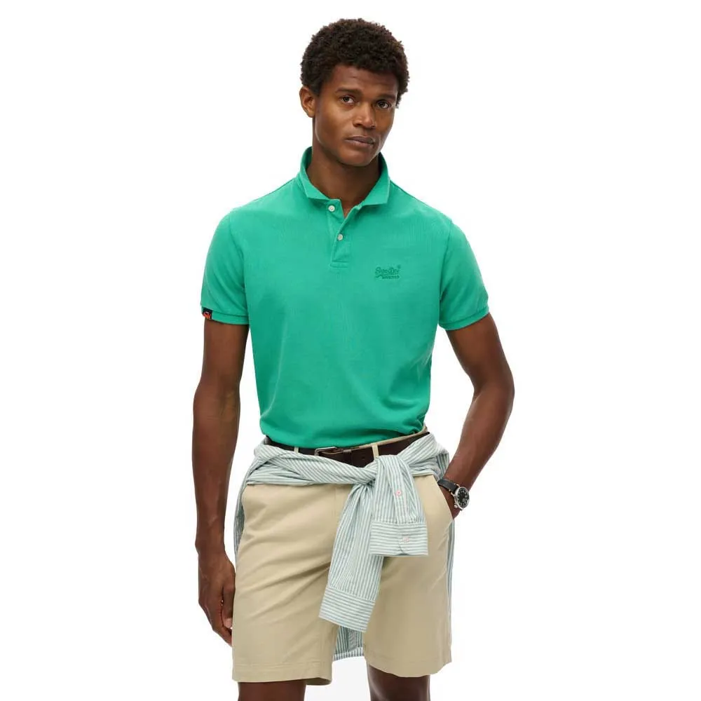 Поло с коротким рукавом Superdry Vint Destroy, зеленый
Поло с коротким рукавом Superdry Vint Destroy, зеленый