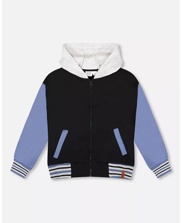 Флисовая куртка с капюшоном и застежкой-молнией для мальчика, черная, для детей Deux par Deux, черный
Флисовая куртка с капюшоном и застежкой-молнией для мальчика, черная, для детей Deux par Deux, черный