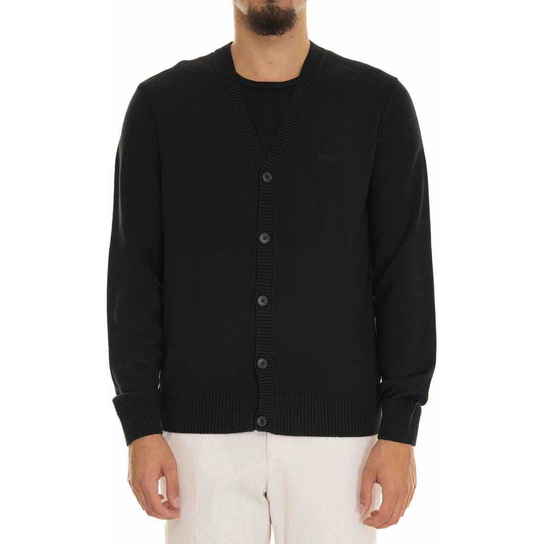 Кардиган вязаный с вышитым логотипом Avac HUGO BOSS, черный
Кардиган вязаный с вышитым логотипом Avac HUGO BOSS, черный