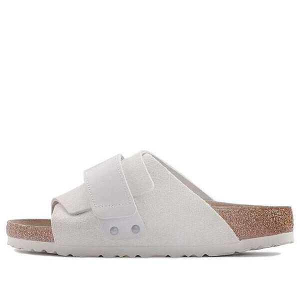 Тапочки kyoto nubuck-suede leather narrow fit sandals 'antique white' Birkenstock, белый
Тапочки kyoto nubuck-suede leather narrow fit sandals 'antique white' Birkenstock, белый