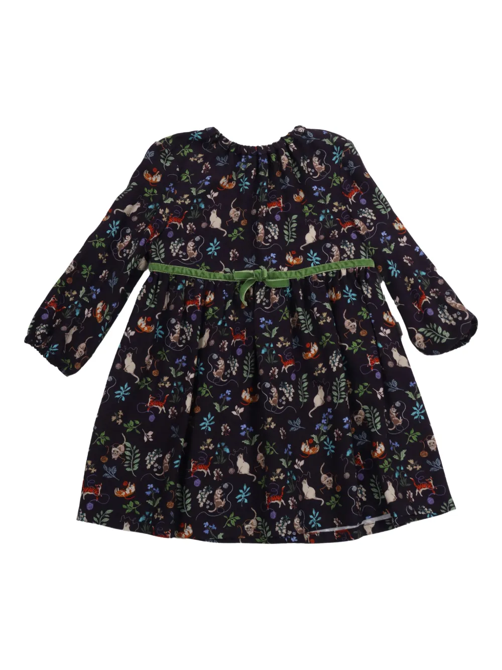 Платье с графическим принтом и бантом Il Gufo, черный
Платье с графическим принтом и бантом Il Gufo, черный