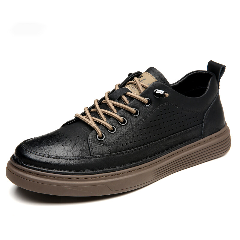 Кеды мужские, обувь для скейтбординга низкая черный Mulinsen 
Кеды мужские, обувь для скейтбординга низкая черный Mulinsen