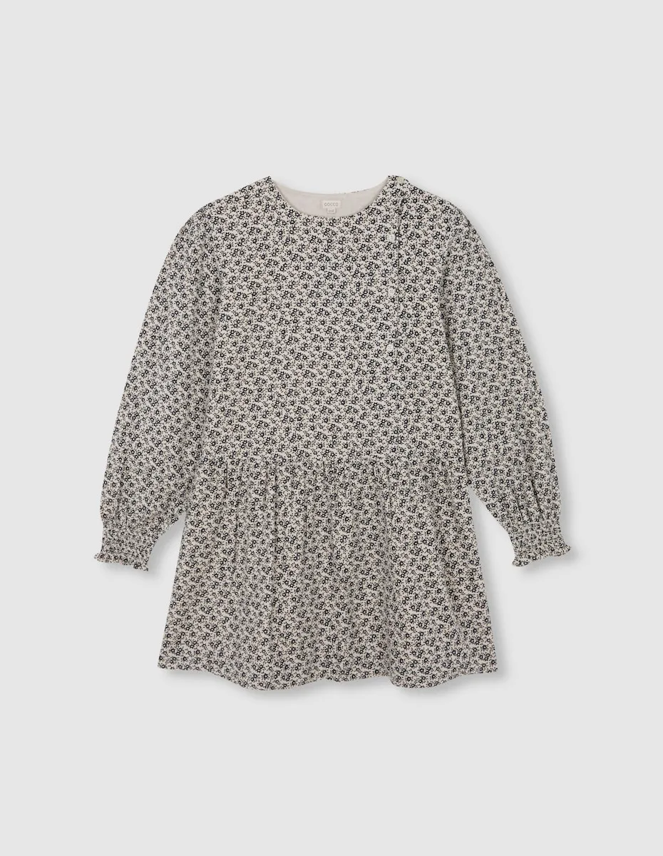 Белое платье для девочки с цветочками Gocco, белый
Белое платье для девочки с цветочками Gocco, белый