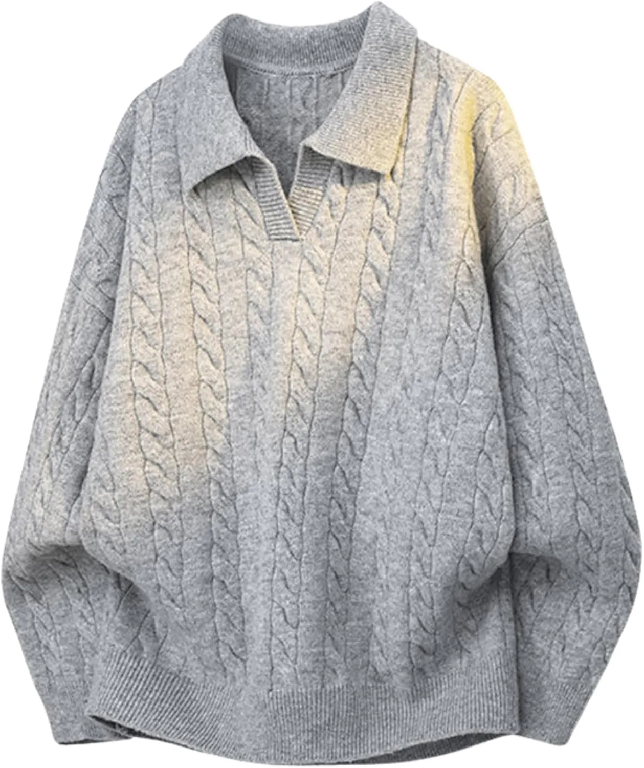 Vamtac свитер для мужчин, свободный кабельный вязки, мягкий пуловер
Vamtac свитер для мужчин, свободный кабельный вязки, мягкий пуловер