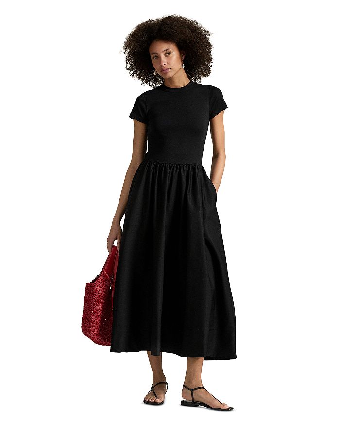 Ralph Lauren Polo Хлопковое платье с коротким рукавом Ralph Lauren, черный
Ralph Lauren Polo Хлопковое платье с коротким рукавом Ralph Lauren, черный