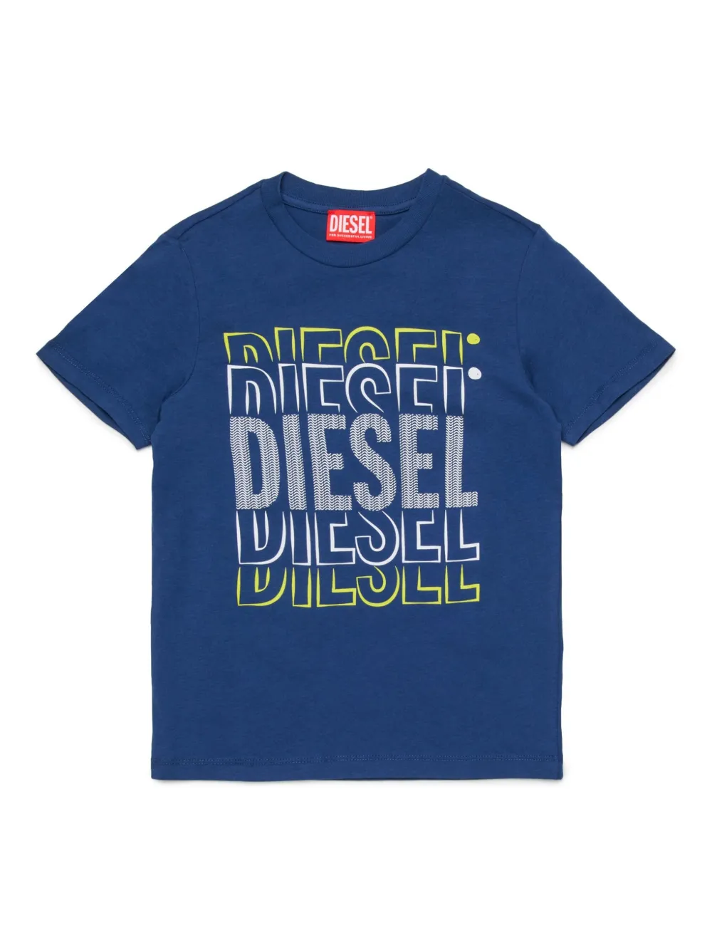 Футболка с логотипом Diesel Kids, синий 
Футболка с логотипом Diesel Kids, синий