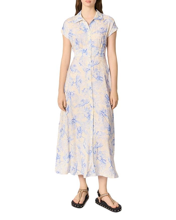 Платье макси с узором Maje, синий
Платье макси с узором Maje, синий