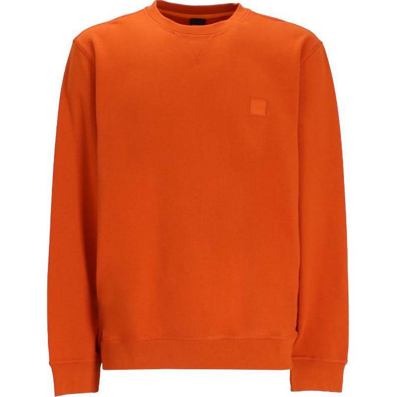 Хлопковый худи HUGO BOSS с логотипом, оранжевый
Хлопковый худи HUGO BOSS с логотипом, оранжевый