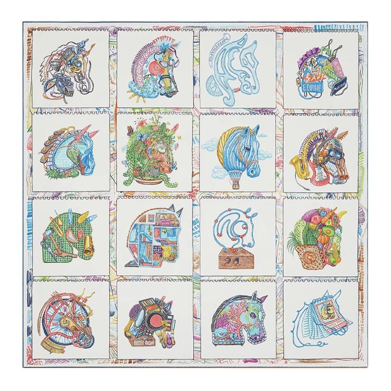 HERMES Шёлковый платок, Gray
HERMES Шёлковый платок, Gray