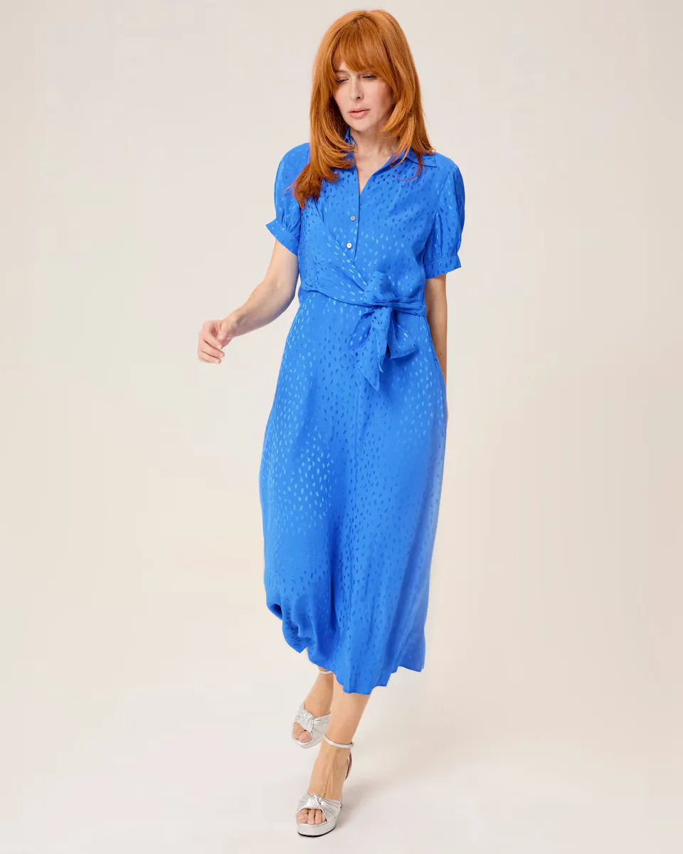 Миди-платье Dijon с запахом, отложным воротником и бантом Dolores Promesas, синий
Миди-платье Dijon с запахом, отложным воротником и бантом Dolores Promesas, синий