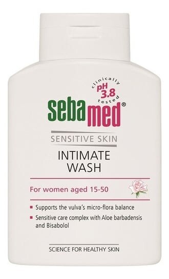 Эмульсия для интимной гигиены, 200 мл Sebamed, Sensitive Skin Intimate Wash pH 3,8
Эмульсия для интимной гигиены, 200 мл Sebamed, Sensitive Skin Intimate Wash pH 3,8