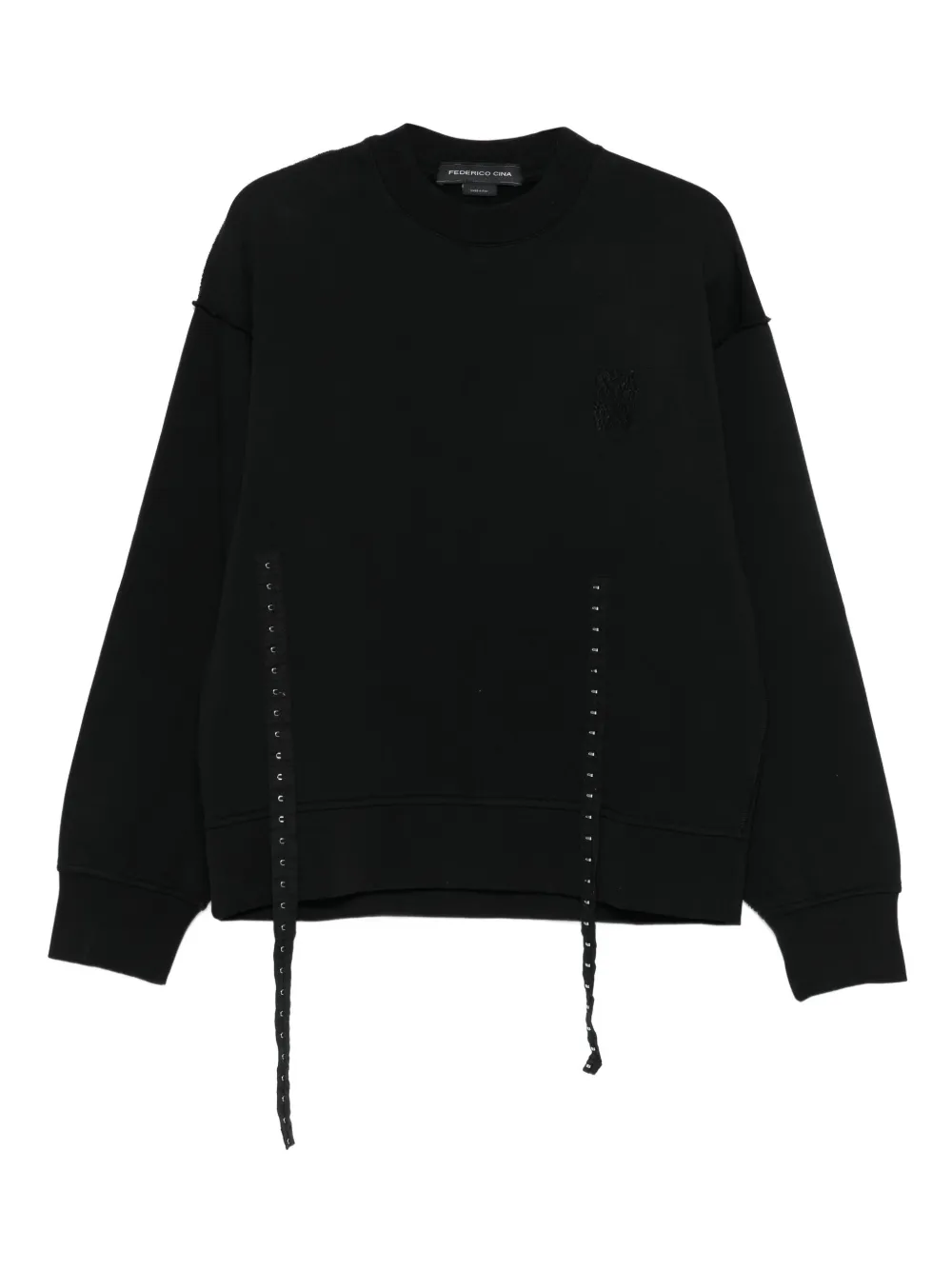 Толстовка с круглым вырезом Federico Cina, черный
Толстовка с круглым вырезом Federico Cina, черный