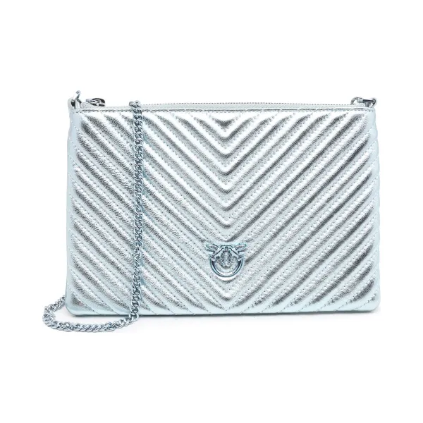 Классический металлический плоский клатч из кожи Pinko, зеленый
Классический металлический плоский клатч из кожи Pinko, зеленый