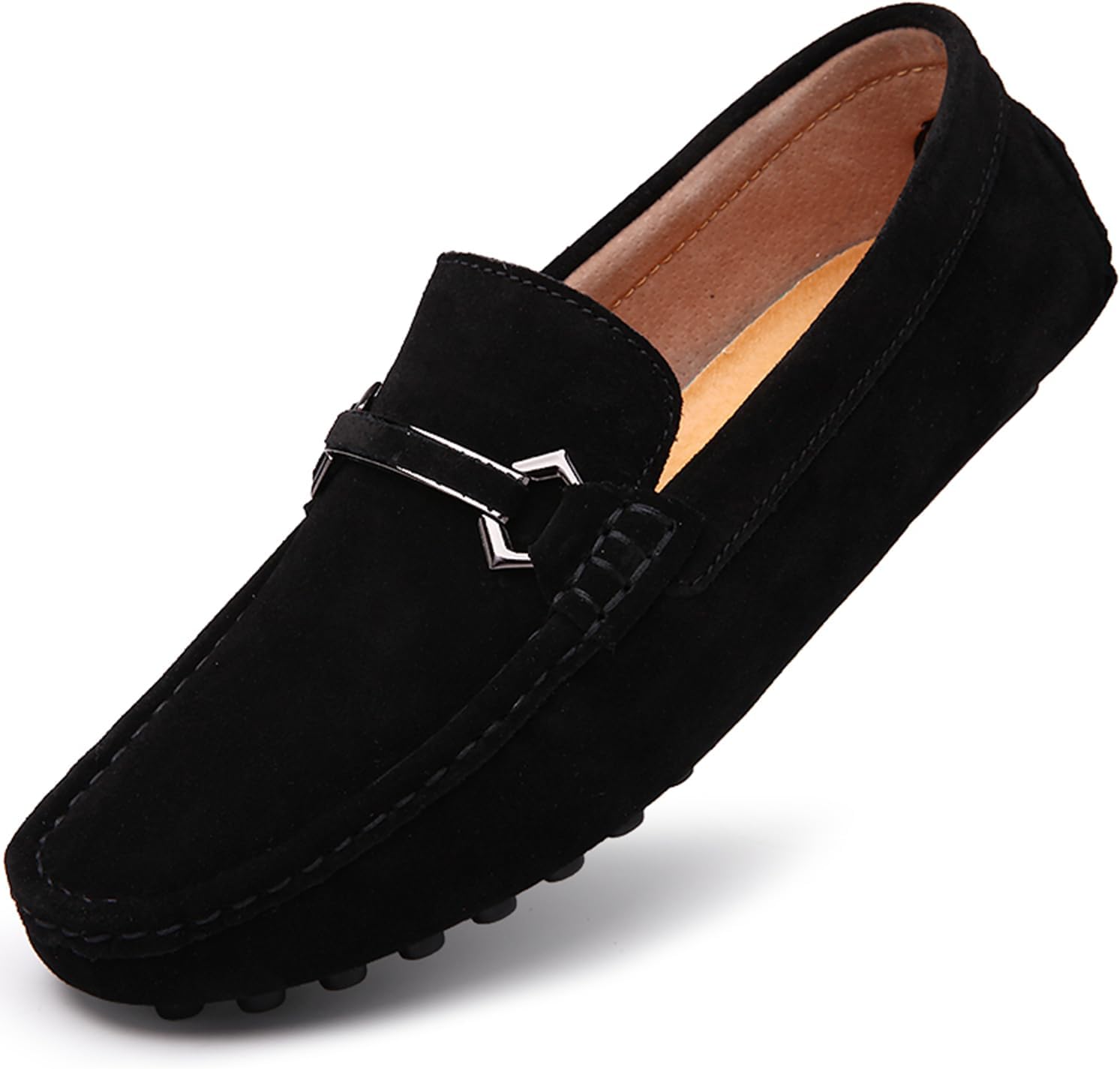 Мужские мокасины Dacnakby из замши с металлической пряжкой, элегантные туфли без шнуровки, повседневные лодочные туфли, черный
Мужские мокасины Dacnakby из замши с металлической пряжкой, элегантные туфли без шнуровки, повседневные лодочные туфли, черный