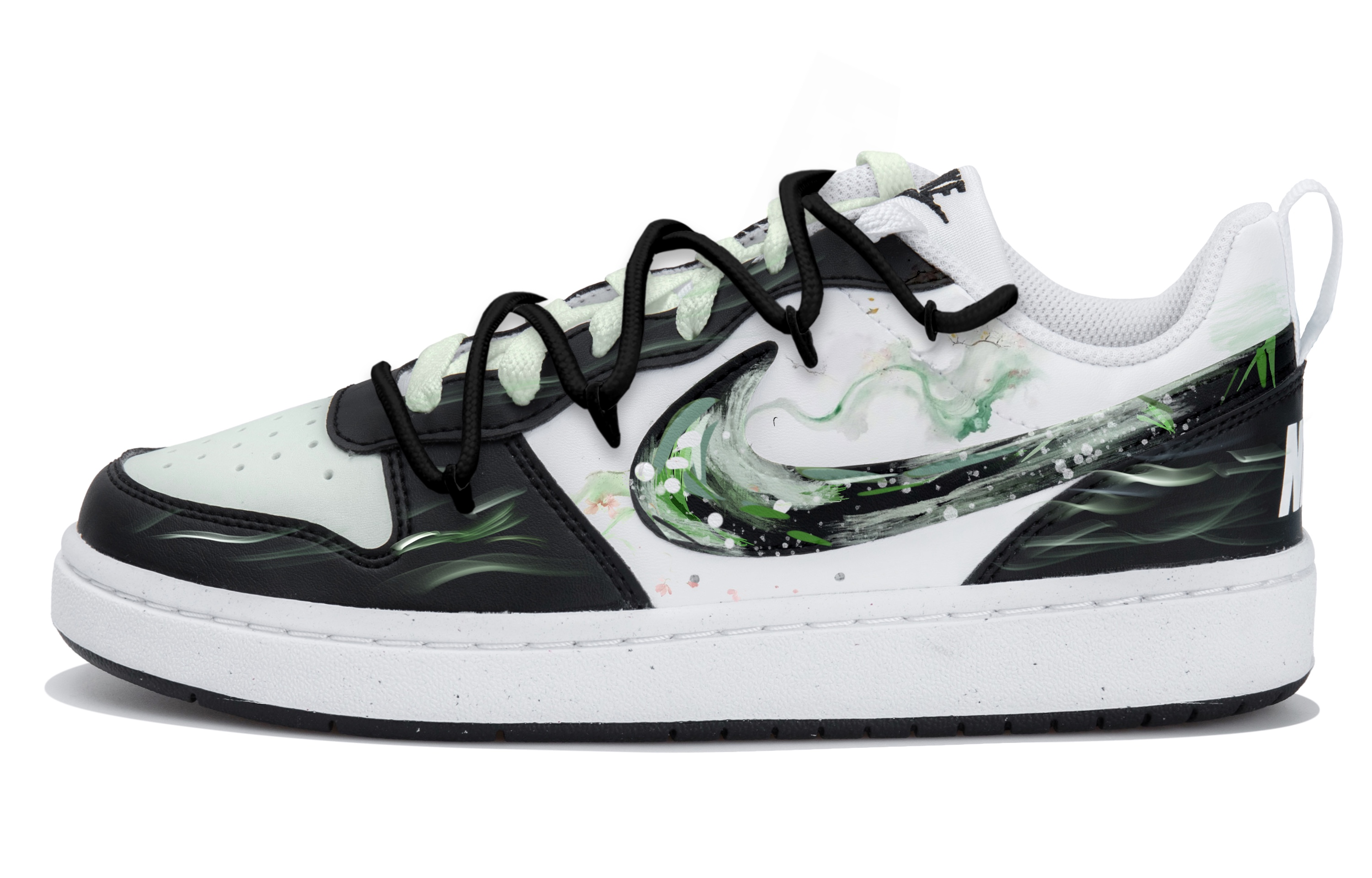 Детские кроссовки для скейтбординга Court Borough Spring Like с противоскользящим покрытием, износостойкие, низкие, для подростков Nike, черный/белый/зеленый
Детские кроссовки для скейтбординга Court Borough Spring Like с противоскользящим покрытием, износостойкие, низкие, для подростков Nike, черный/белый/зеленый