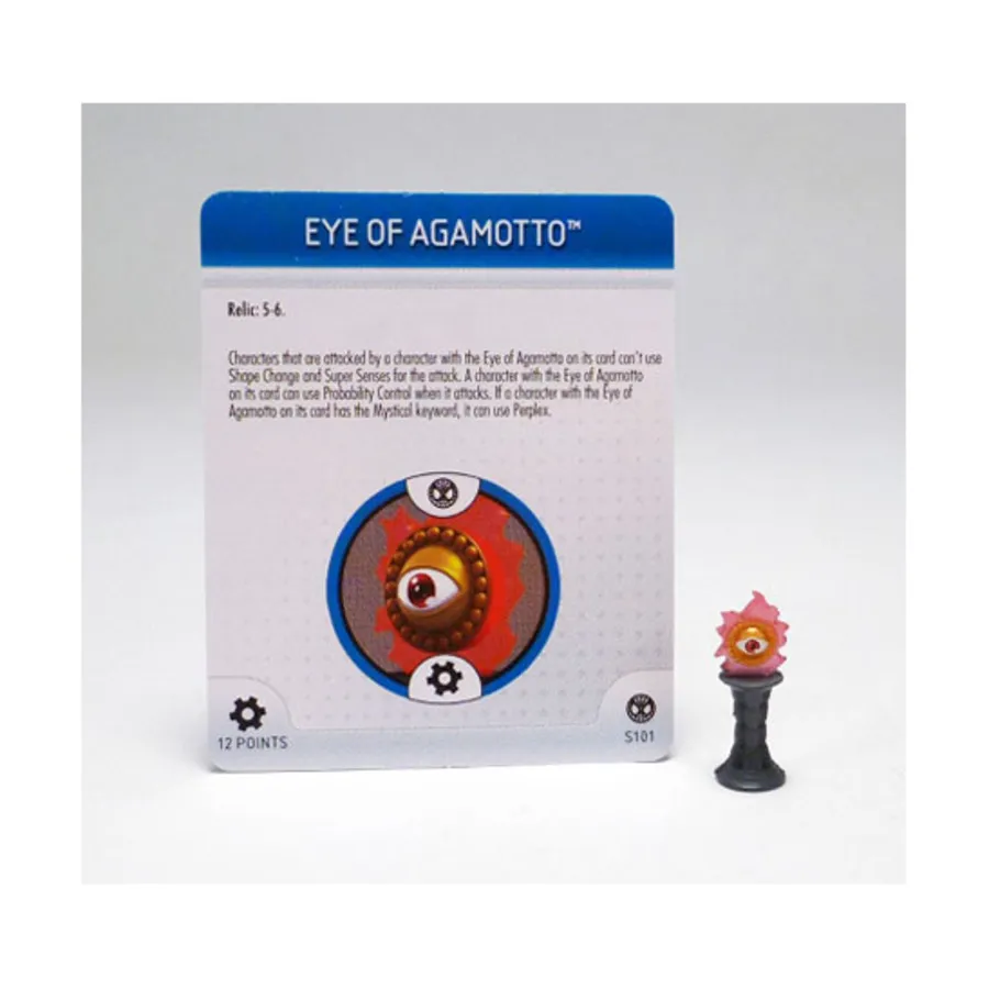 Глаз Агамотто (ограниченное издание) S101 (LE), Marvel HeroClix - Amazing Spider-Man - Singles
Глаз Агамотто (ограниченное издание) S101 (LE), Marvel HeroClix - Amazing Spider-Man - Singles