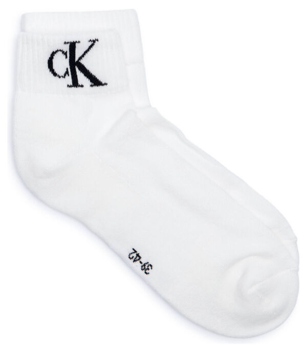 Носки мужские Calvin Klein Jeans с монограммой 2 пары, белый 
Носки мужские Calvin Klein Jeans с монограммой 2 пары, белый