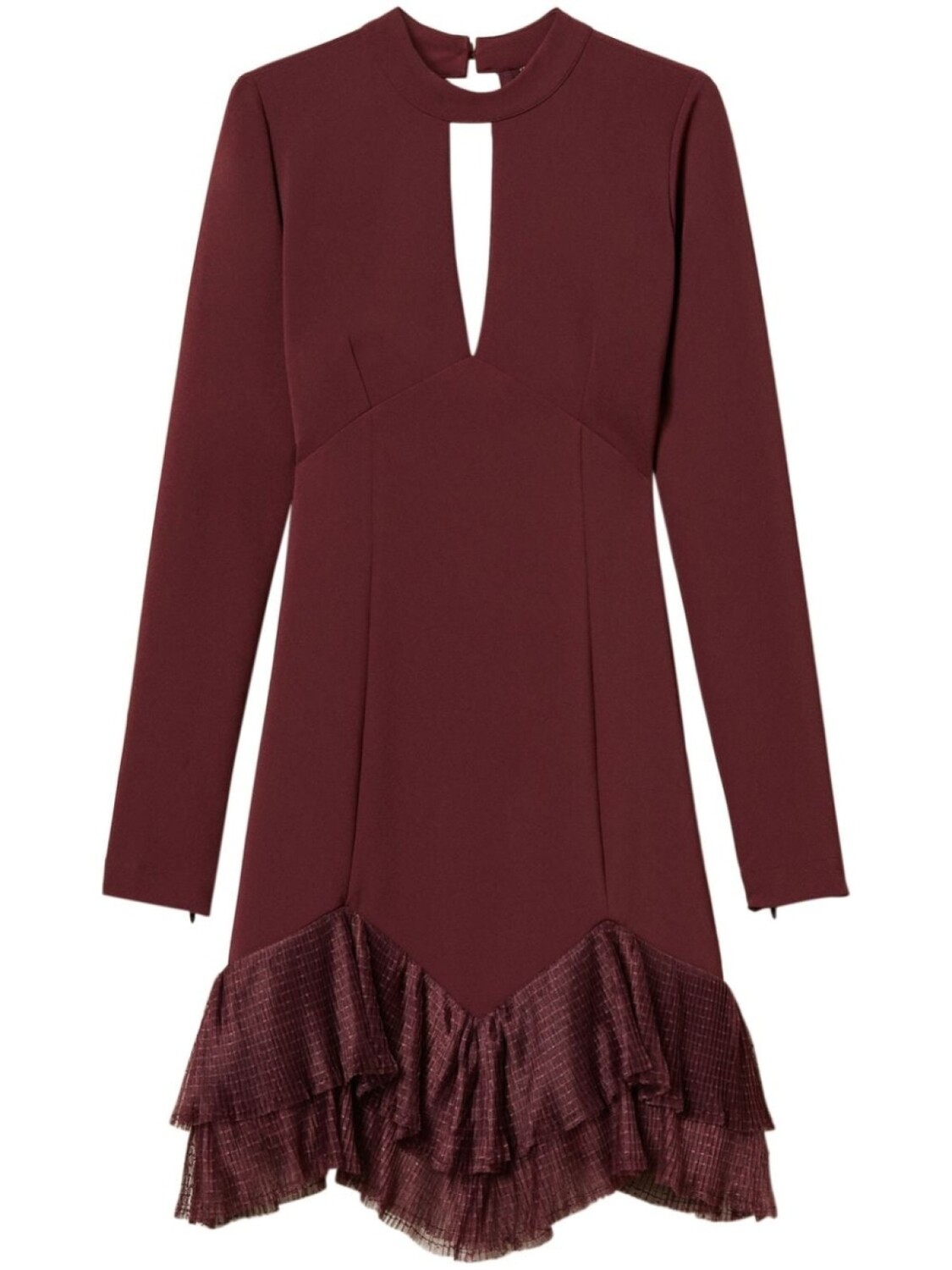 TWINSET мини-платье из плиссированного тюля с воланами, красный
TWINSET мини-платье из плиссированного тюля с воланами, красный