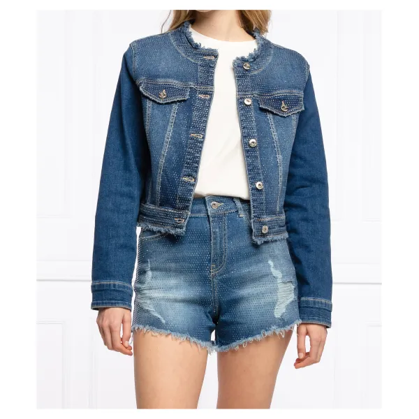 Джинсовая куртка узкого кроя джинсовая ткань Actitude_Twinset, синий
Джинсовая куртка узкого кроя джинсовая ткань Actitude_Twinset, синий