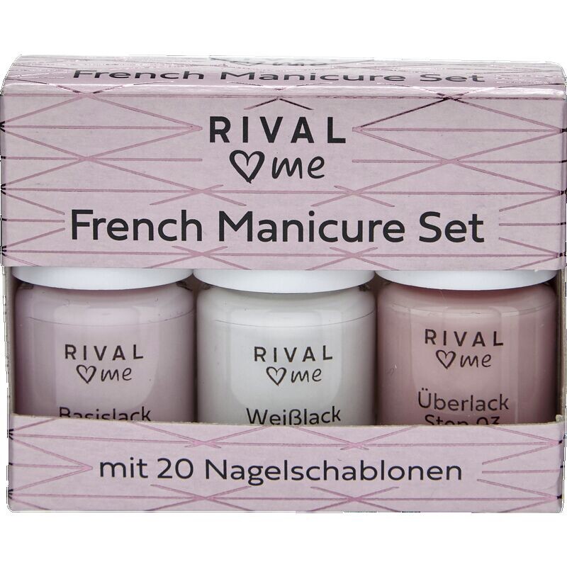 Набор для французского маникюра RIVAL loves me, 1 шт.
Набор для французского маникюра RIVAL loves me, 1 шт.