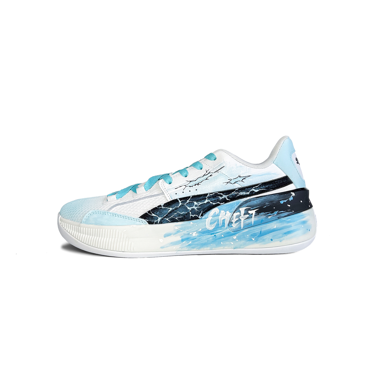 PUMA Кроссовки баскетбольные мужские low top White Blue Clyde Hardwood Team Polar Brilliance Cushioning, Wear Resistant
PUMA Кроссовки баскетбольные мужские low top White Blue Clyde Hardwood Team Polar Brilliance Cushioning, Wear Resistant