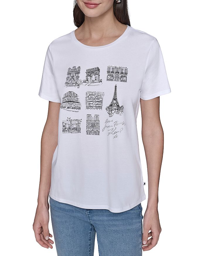 Футболка Paris Streets KARL LAGERFELD PARIS, белый
Футболка Paris Streets KARL LAGERFELD PARIS, белый