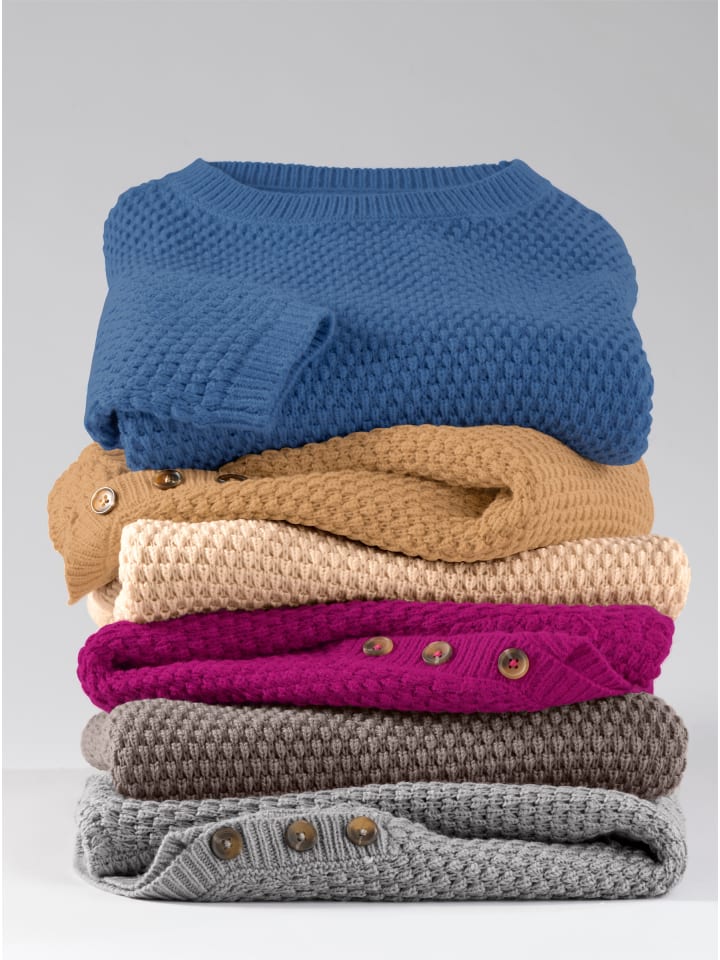 Свитер Sieh an!, средне-синий
Свитер Sieh an!, средне-синий