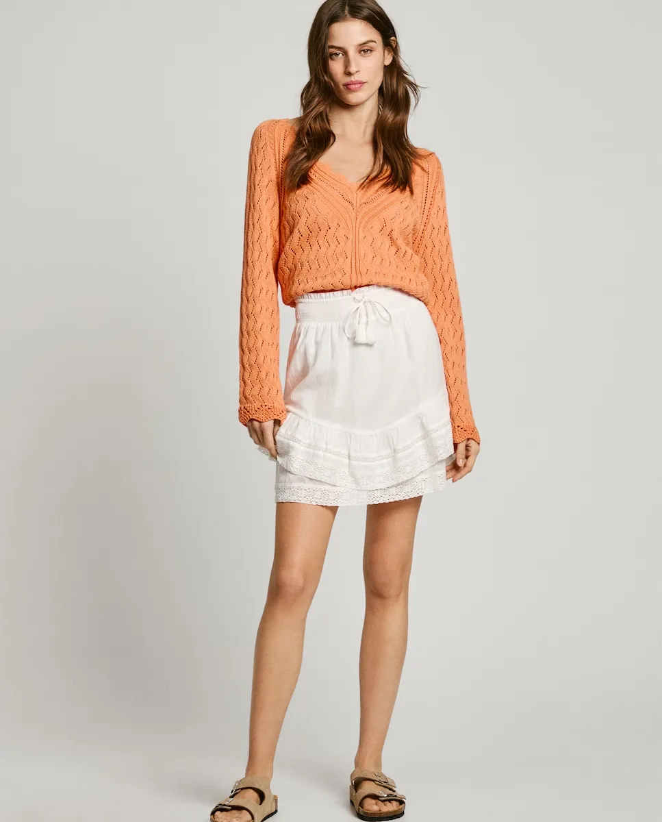 Короткая юбка с регулируемой талией Pepe Jeans, белый
Короткая юбка с регулируемой талией Pepe Jeans, белый