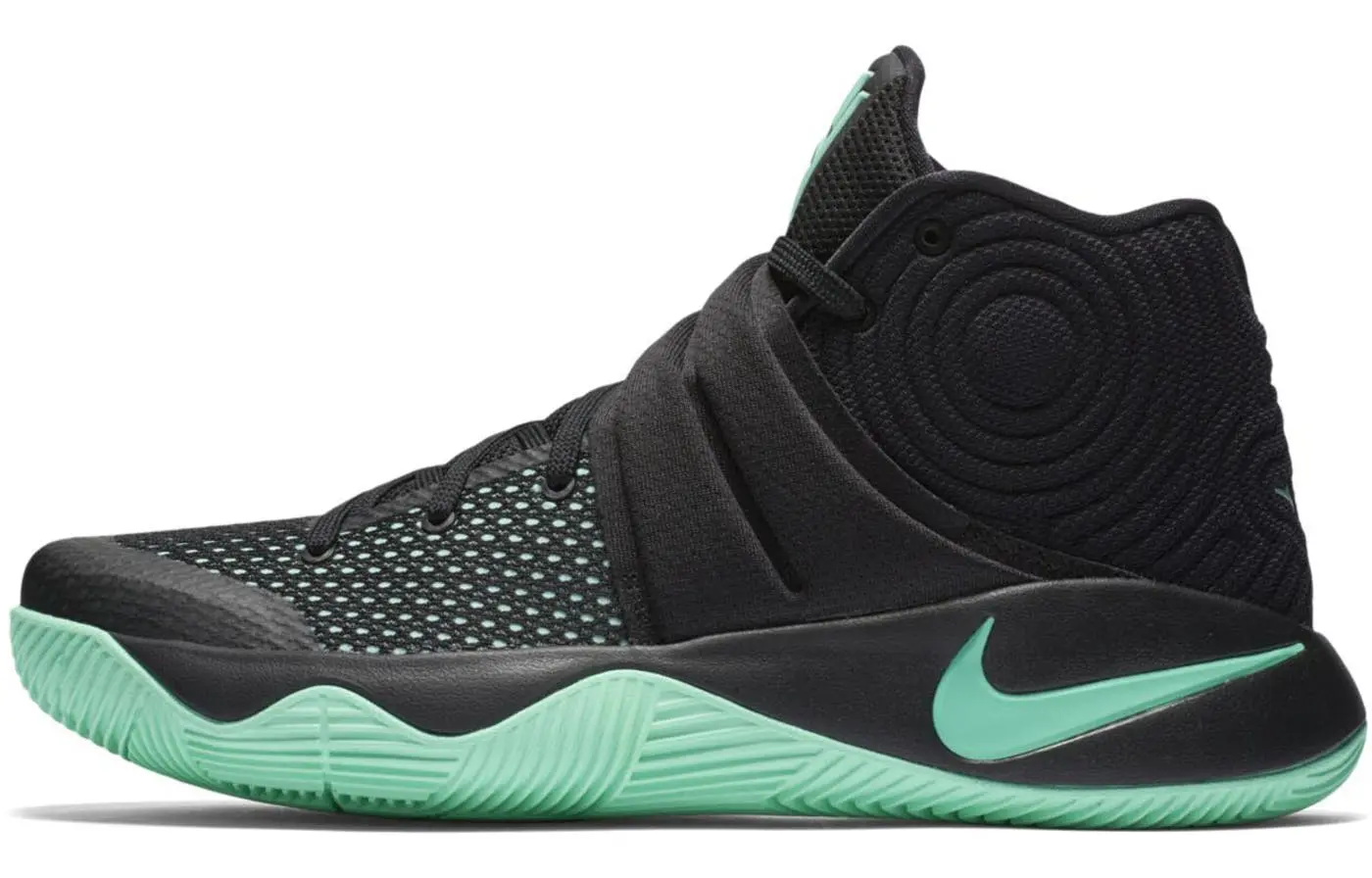 Кроссовки Nike Kyrie 2 Basketball, черный/светло-зеленый 
Кроссовки Nike Kyrie 2 Basketball, черный/светло-зеленый