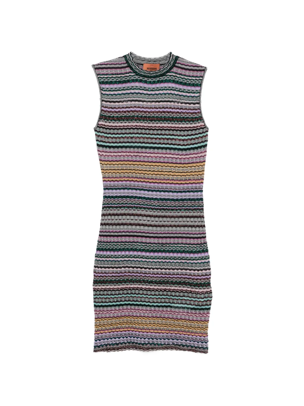 Мини-платье с полосатым узором Missoni, черный
Мини-платье с полосатым узором Missoni, черный