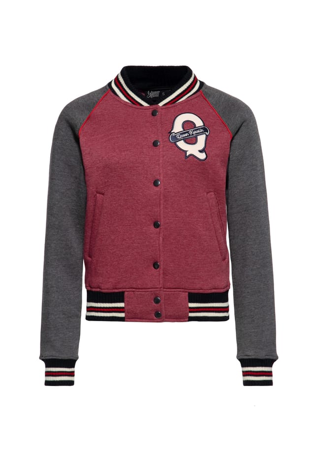 Куртка колледжа с вышивкой на спине Speed Queens Queen Kerosin, бургундия
Куртка колледжа с вышивкой на спине Speed Queens Queen Kerosin, бургундия