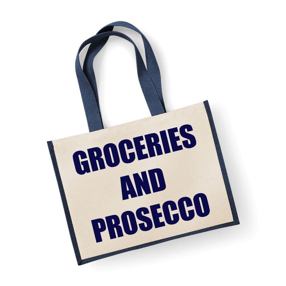 Большая джутовая сумка для продуктов и темно-синяя сумка с просекко 60 SECOND MAKEOVER, синий
Большая джутовая сумка для продуктов и темно-синяя сумка с просекко 60 SECOND MAKEOVER, синий