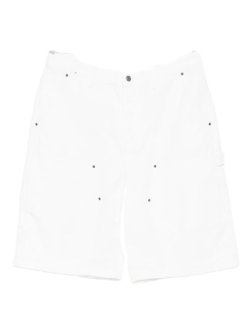 Хлопковые шорты с металлическими деталями Ksubi, белый
Хлопковые шорты с металлическими деталями Ksubi, белый