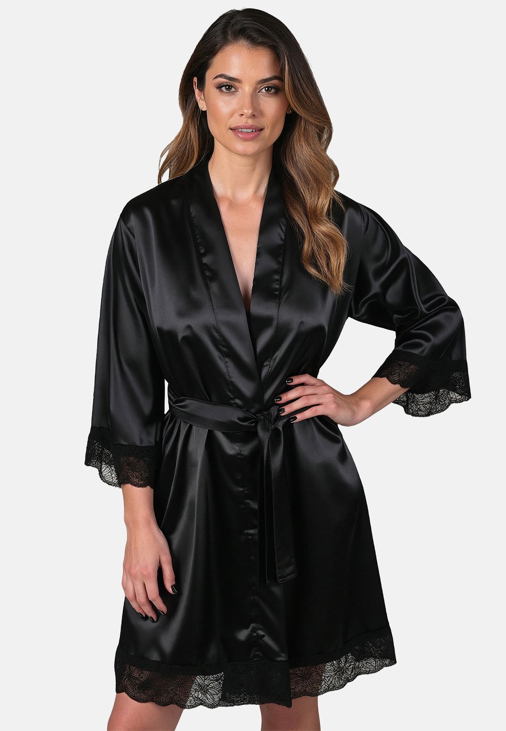 Халат Vivisence, черный 
Халат Vivisence, черный