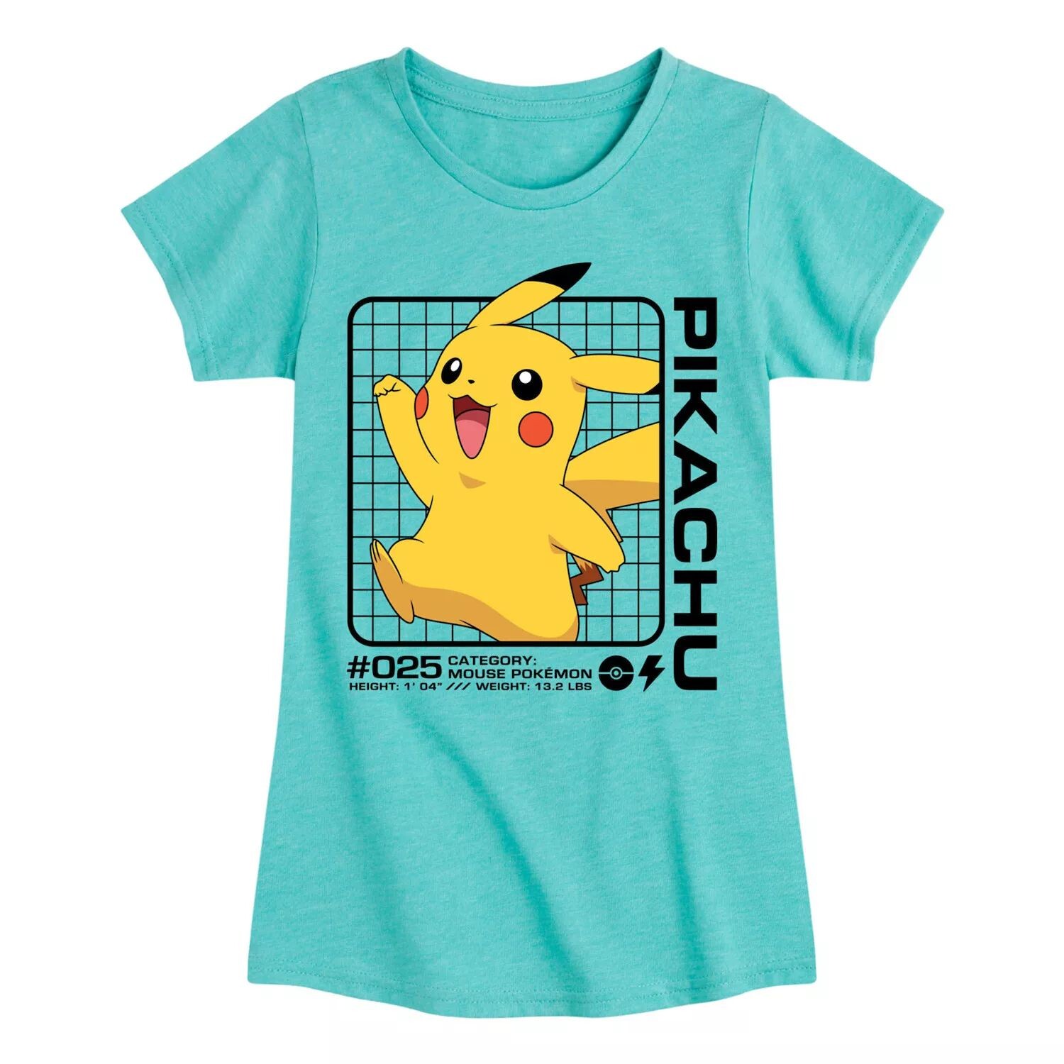 Футболка с графикой Pokémon Pikachu Stats для девочек 7–16 лет Licensed Character
Футболка с графикой Pokémon Pikachu Stats для девочек 7–16 лет Licensed Character