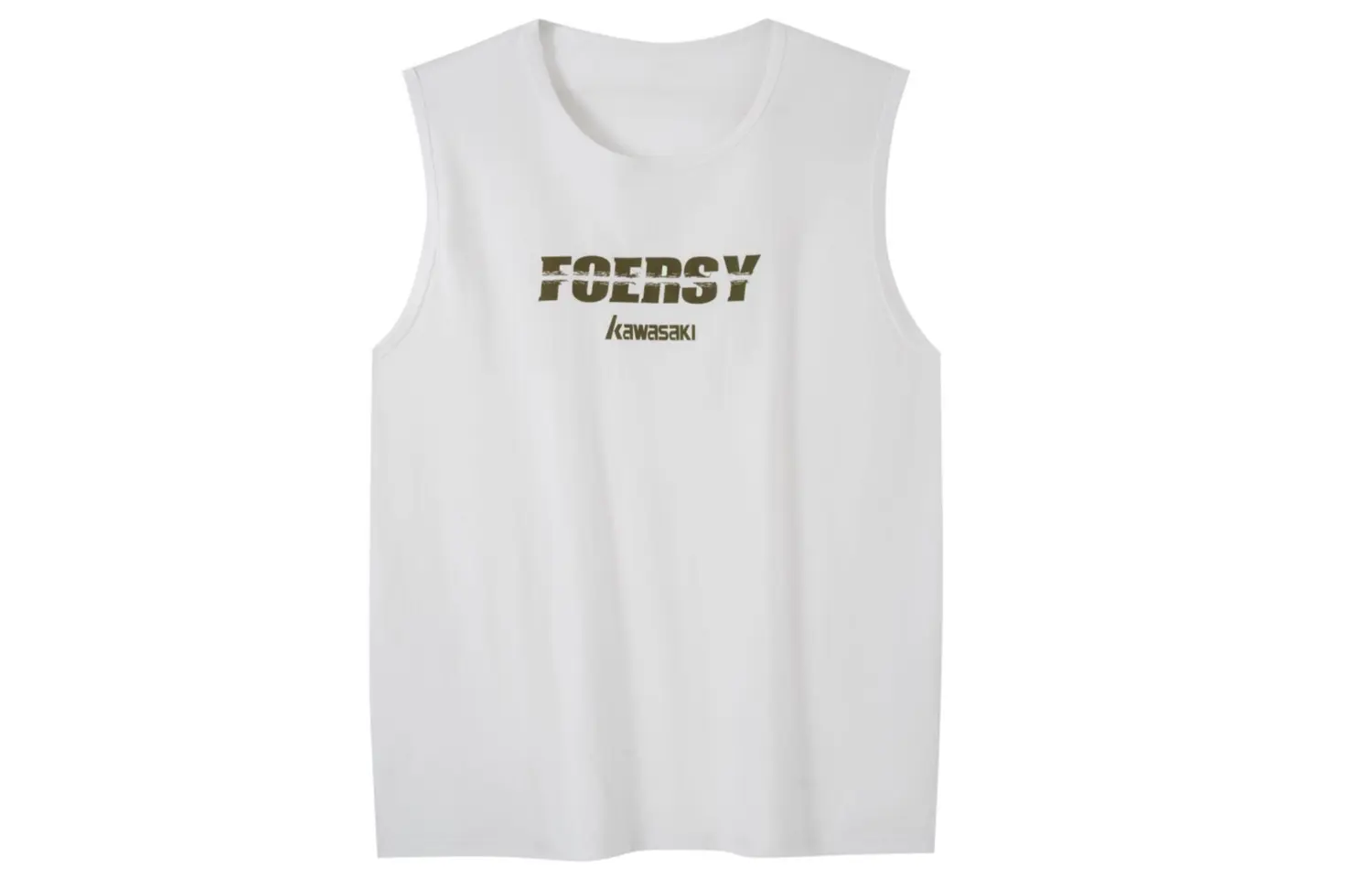 Футболка-майка унисекс Kawasaki, белая
Футболка-майка унисекс Kawasaki, белая