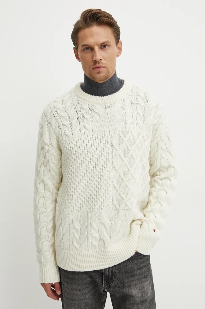 Шерстяной свитер Tommy Hilfiger, бежевый
Шерстяной свитер Tommy Hilfiger, бежевый