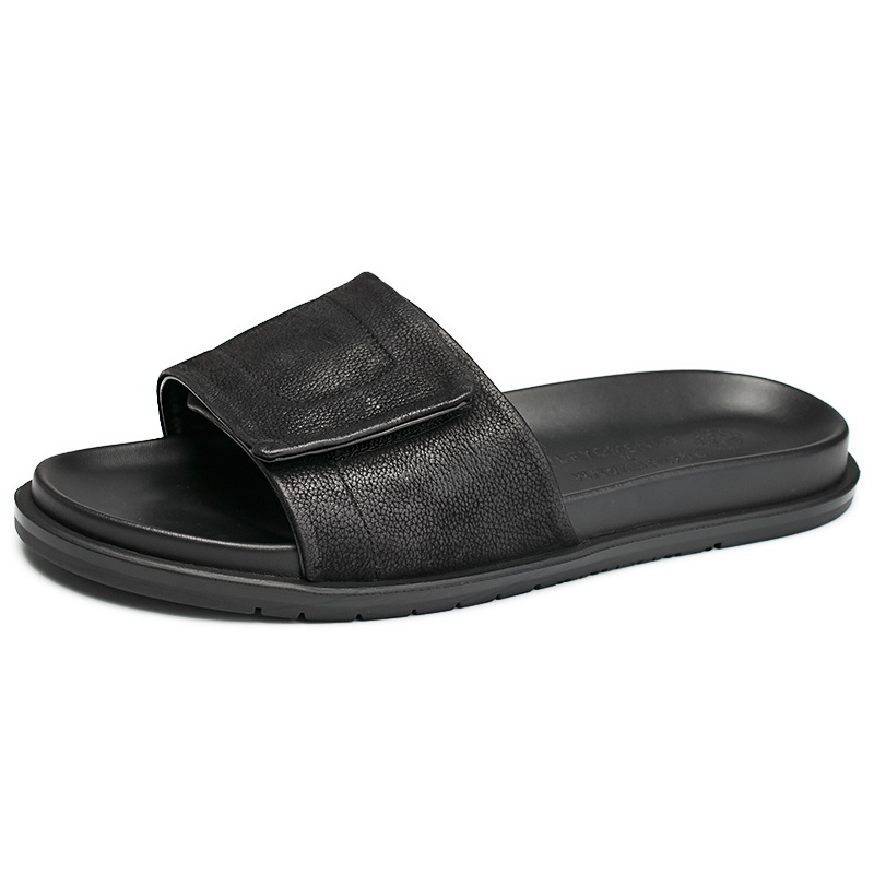 Скользоустойчивые шлепанцы на резиновой подошве Men's Black Brounvanm
Скользоустойчивые шлепанцы на резиновой подошве Men's Black Brounvanm