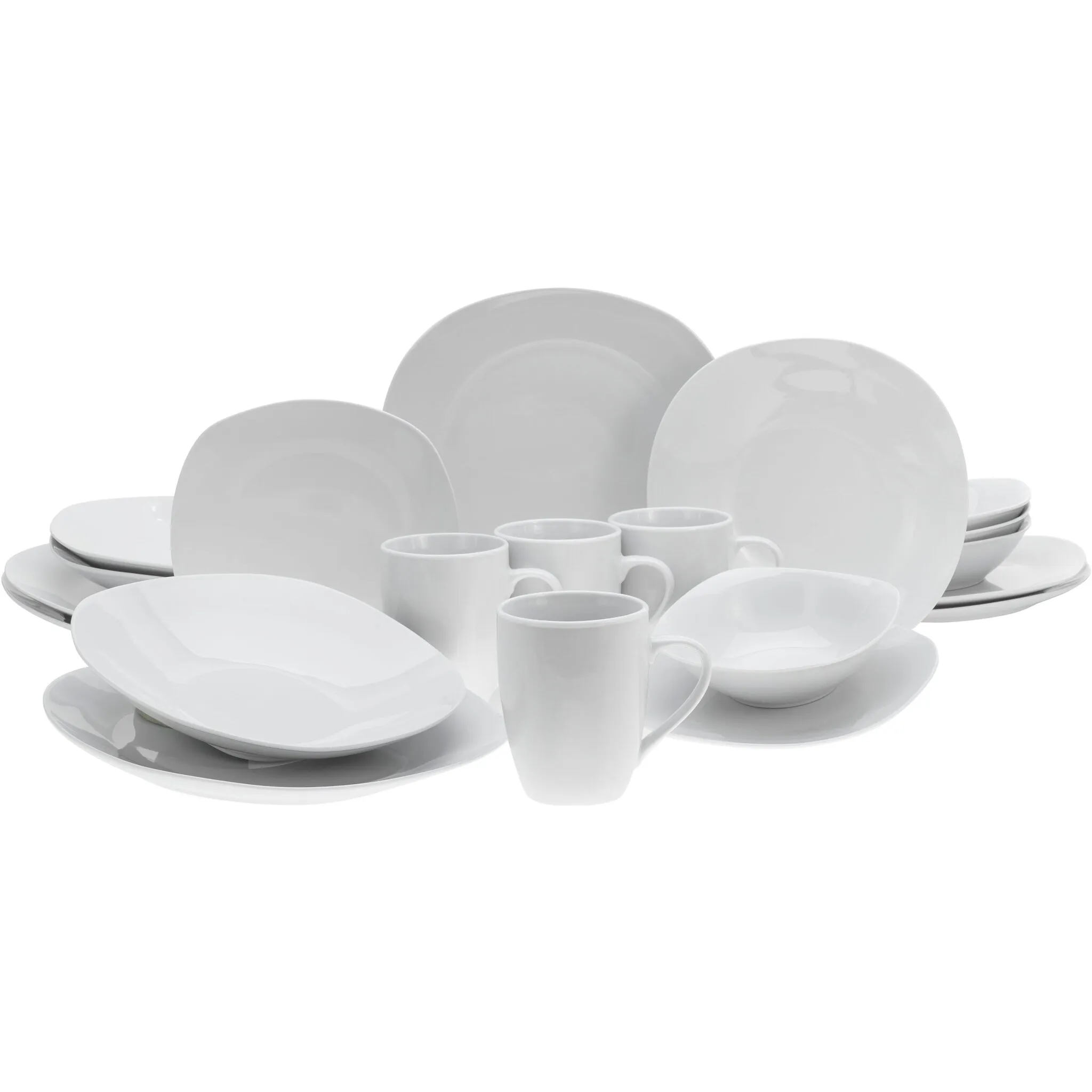 Комбинированный сервиз CreaTable «Square White», (набор, 20 шт.), закругленная, квадратная форма, белый
Комбинированный сервиз CreaTable «Square White», (набор, 20 шт.), закругленная, квадратная форма, белый